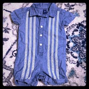 Old Navy Chambray Jumper 6-12 Months